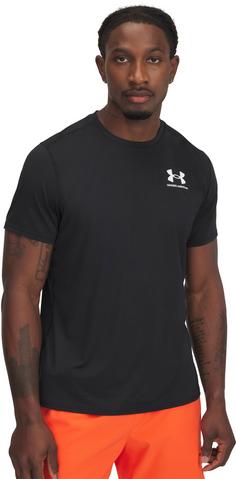 Rückansicht von Under Armour Heatgear Fitted Funktionsshirt Herren black