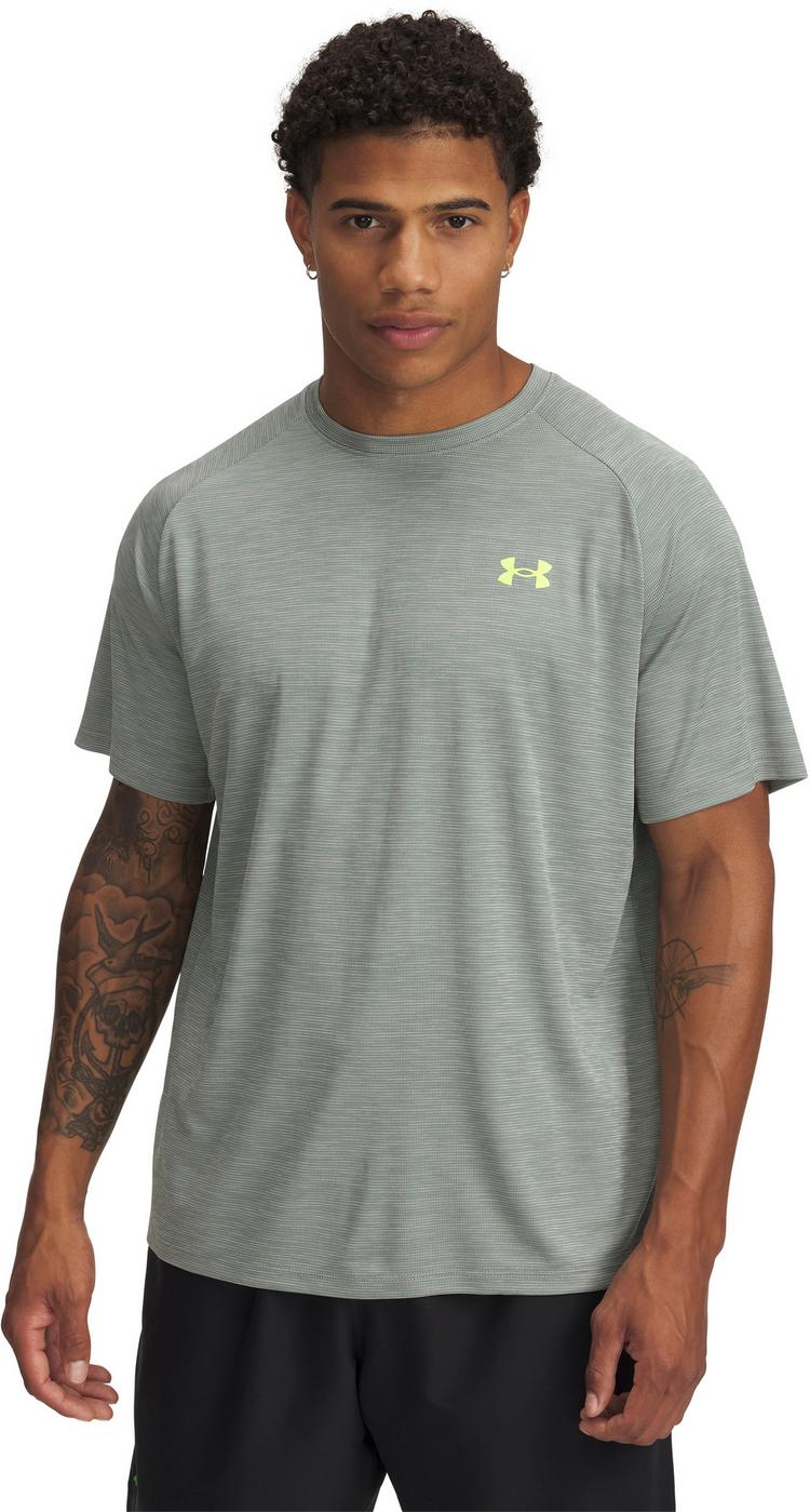 Under Armour Under Armour Tech Textured Funktionsshirt Herren - silica green - 0 | SportScheck