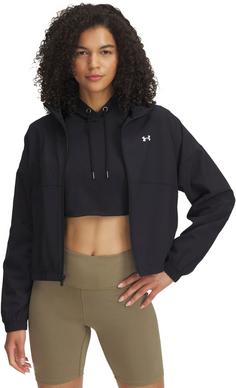 Rückansicht von Under Armour Rival Trainingsjacke Damen black