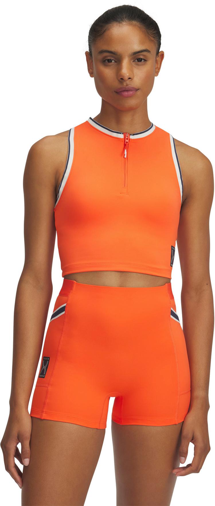 Under Armour Under Armour Run 96 Funktionstank Damen - fire-white quartz-downpour gray - 0 | SportScheck