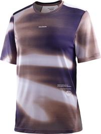 Salomon CORE GFX Funktionsshirt Damen - etherea-astral aura-cosmic sky