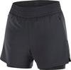 Salomon CORE 2in1 Funktionsshorts Damen - deep black