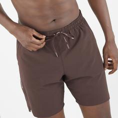 Rückansicht von Salomon SHKou 7'' Funktionsshorts Herren coffee bean