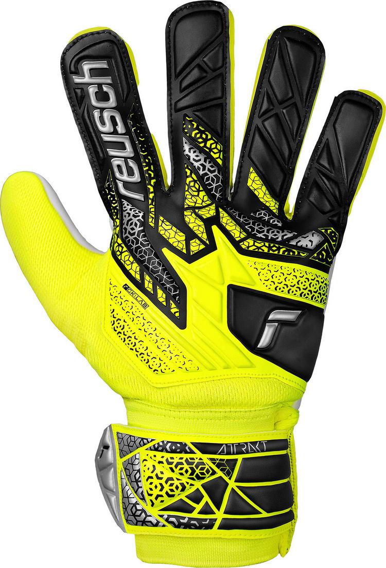 Reusch Reusch Attrakt Starter Solid Junior Torwarthandschuhe Kinder - safety yellow-silver - 1 | SportScheck
