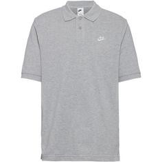 Nike Club Poloshirt Herren dark grey heather-white