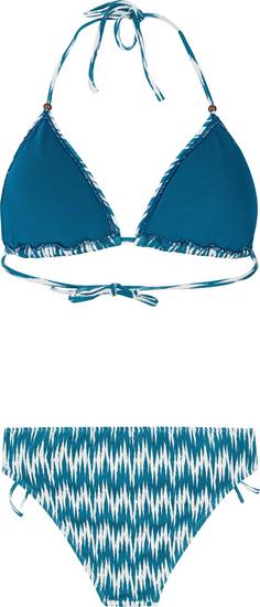 Rückansicht von Protest Sparks Bikini Set Damen surfing blue