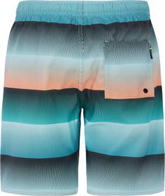 Rückansicht von Protest Ray JR Badeshorts Kinder arcticgreen