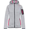 CMP Strickfleece Damen - argento-campari