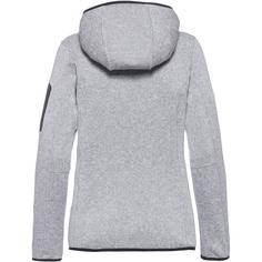 Rückansicht von CMP Strickfleece Damen argento-campari