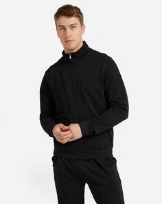 Rückansicht von ABC Sweatjacke Herren black