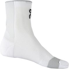 Rückansicht von On Performance Run Sock Mid Laufsocken white glacier