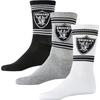 NFL Las Vegas Raiders Socken - white-grey-black