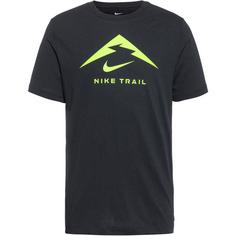 Nike Dri-fit Trail Funktionsshirt Herren black-volt