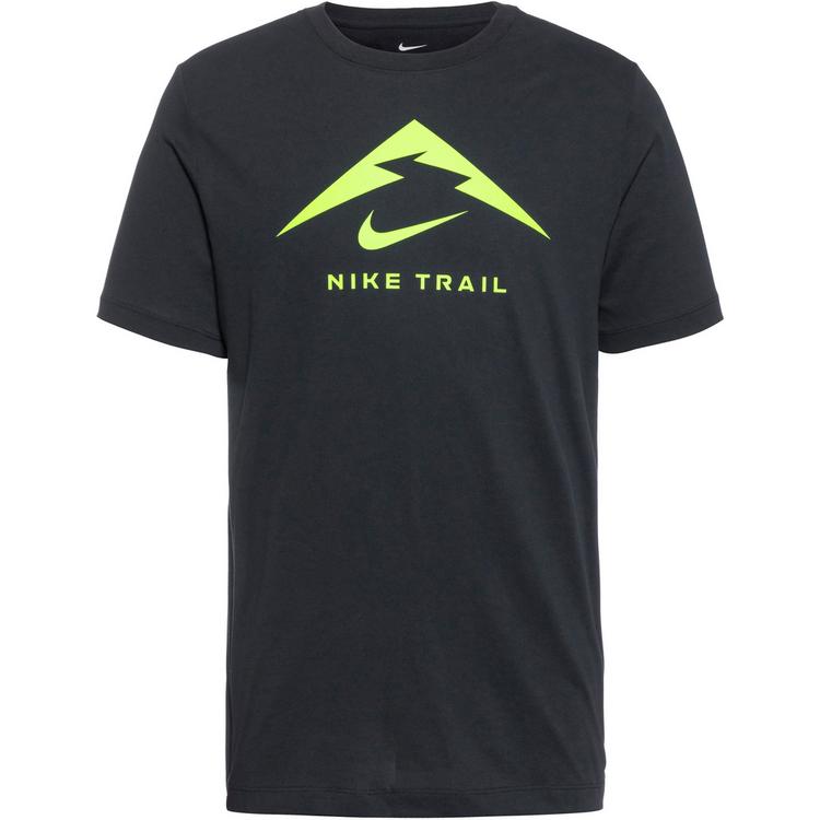 Nike Nike Dri-fit Trail Funktionsshirt Herren - black-volt - 0 | SportScheck