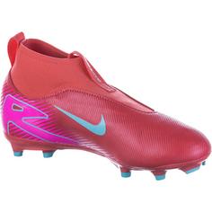 Rückansicht von Nike JR ZOOM SUPERFLY 10 ACAD FGMG Fußballschuhe Kinder ember glow-aurora green