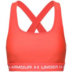 Under Armour PROJECT ROCK CROSSBACK Sport-BH Damen fire