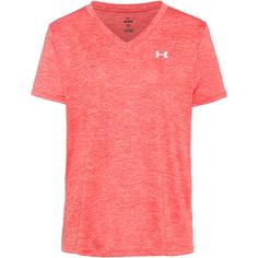 Under Armour Tech SSV- Twist Funktionsshirt Damen fire