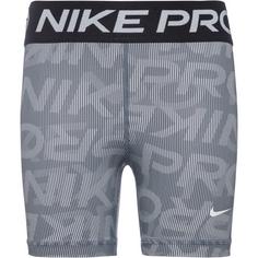 Nike Pro Tights Kinder smoke grey-black-white