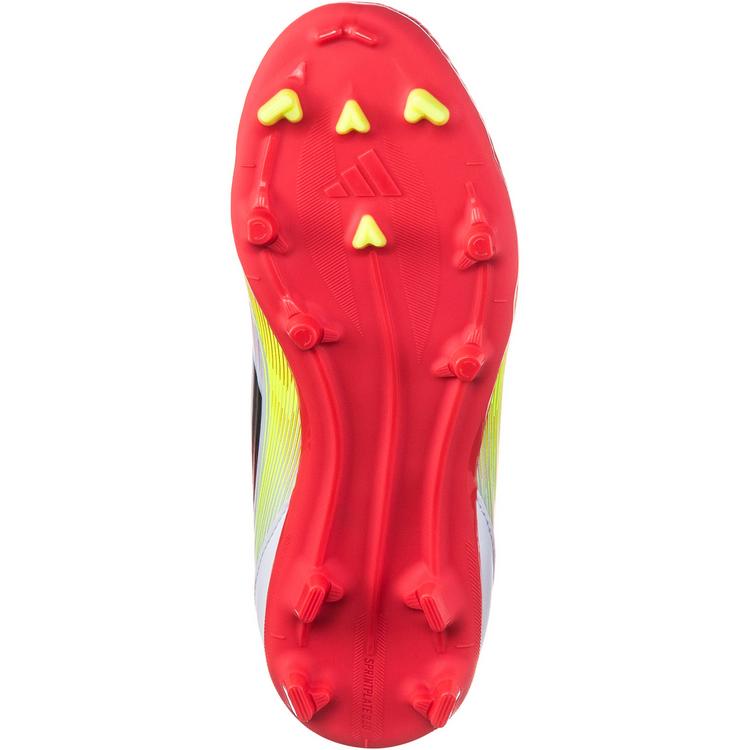 adidas adidas F50 LEAGUE FG-MG J Fu&szlig;ballschuhe Kinder - ftwr white-core black-solar yellow - 1 | SportScheck