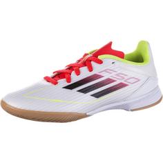 adidas F50 LEAGUE IN J Fußballschuhe Kinder ftwr white-core black-solar yellow