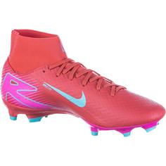 Rückansicht von Nike ZM SUPERFLY 10 ACAD FG/MG Fußballschuhe ember glow-aurora green