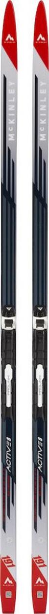 McKinley Set Active 8 GRP - Prolink Auto Langlaufski Klassik - black-white-red