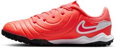 Rückansicht von Nike Jr. Tiempo Legend 10 Academy TF Fußballschuhe Kinder hot lava-white