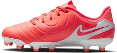 Rückansicht von Nike Jr. Tiempo Legend 10 Academy MG Fußballschuhe Kinder hot lava-white