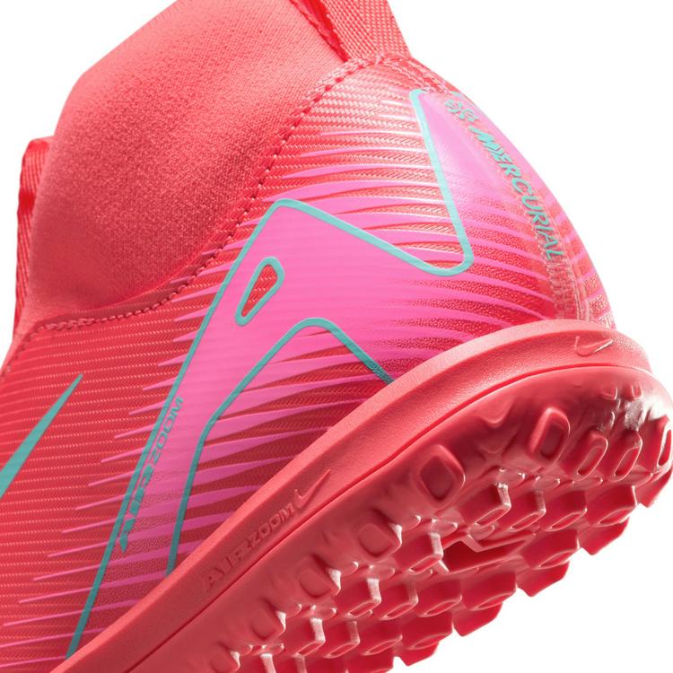 Nike Nike JR ZOOM SUPERFLY 10 ACADEMY TF Fu&szlig;ballschuhe Kinder - ember glow-aurora green - 5 | SportScheck