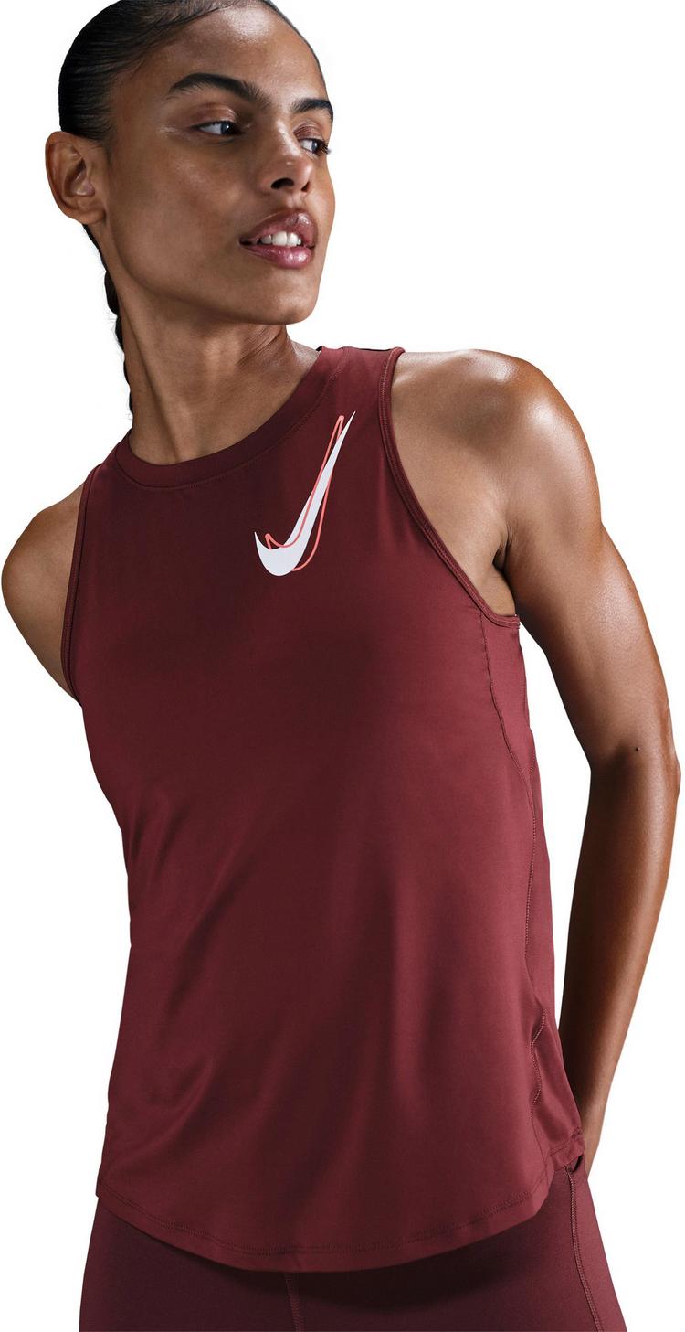 Nike Nike One Swoosh Funktionstank Damen - dark team red - 2 | SportScheck