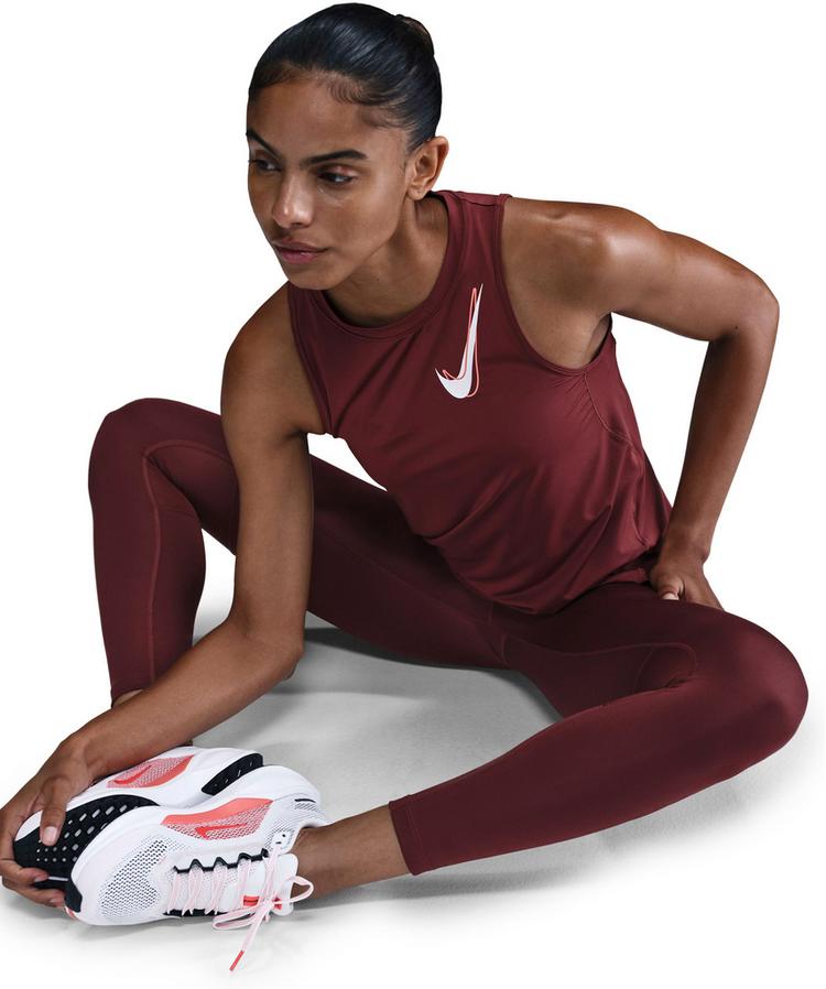 Nike Nike One Swoosh Funktionstank Damen - dark team red - 4 | SportScheck