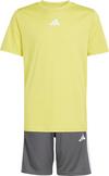adidas TRAIN ESSENTIALS 3 STRIPES Trainingsanzug Jungen - pursul-white
