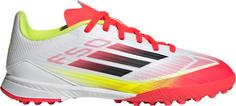 adidas F50 LEAGUE TF J Fußballschuhe Kinder ftwr white-core black-solar yellow