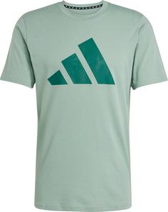 adidas TR-ES FR LOGO Funktionsshirt Herren silver green-collegiate green