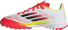 Rückansicht von adidas F50 LEAGUE TF J Fußballschuhe Kinder ftwr white-core black-solar yellow