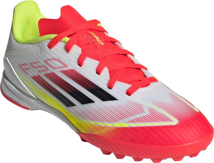 adidas adidas F50 LEAGUE TF J Fu&szlig;ballschuhe Kinder - ftwr white-core black-solar yellow - 2 | SportScheck