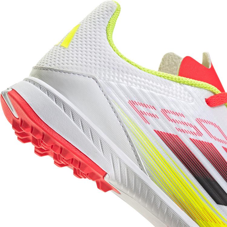 adidas adidas F50 LEAGUE TF J Fu&szlig;ballschuhe Kinder - ftwr white-core black-solar yellow - 4 | SportScheck