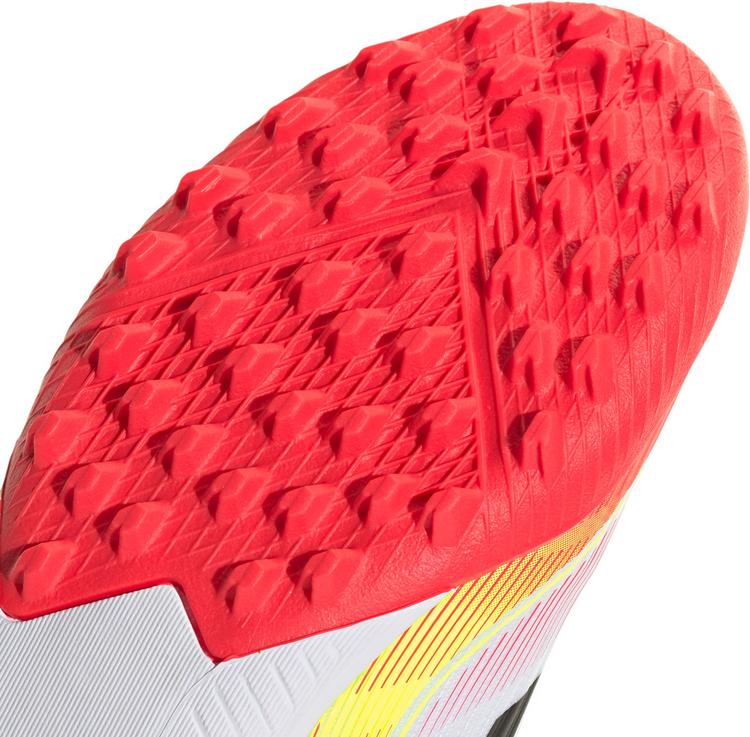 adidas adidas F50 LEAGUE TF J Fu&szlig;ballschuhe Kinder - ftwr white-core black-solar yellow - 5 | SportScheck