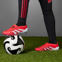 Rückansicht von adidas PREDATOR ELITE FT FG Fußballschuhe Herren lucid red-ftwr white-core black