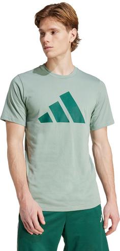 Rückansicht von adidas TR-ES FR LOGO Funktionsshirt Herren silver green-collegiate green