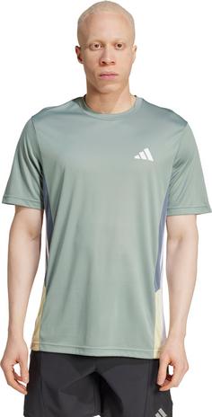 Rückansicht von adidas TR ESS CB Funktionsshirt Herren silver green