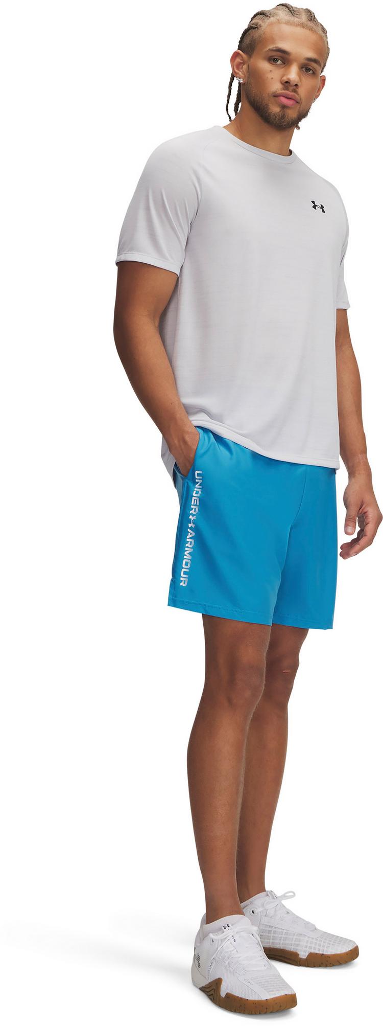 Under Armour Under Armour Tech Wordmark Funktionsshorts Herren - ether blue - 2 | SportScheck