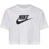 Nike NSW FUTURA Croptop M&auml;dchen - white