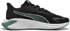 Rückansicht von PUMA PWR Hybrid Fitnessschuhe Herren black