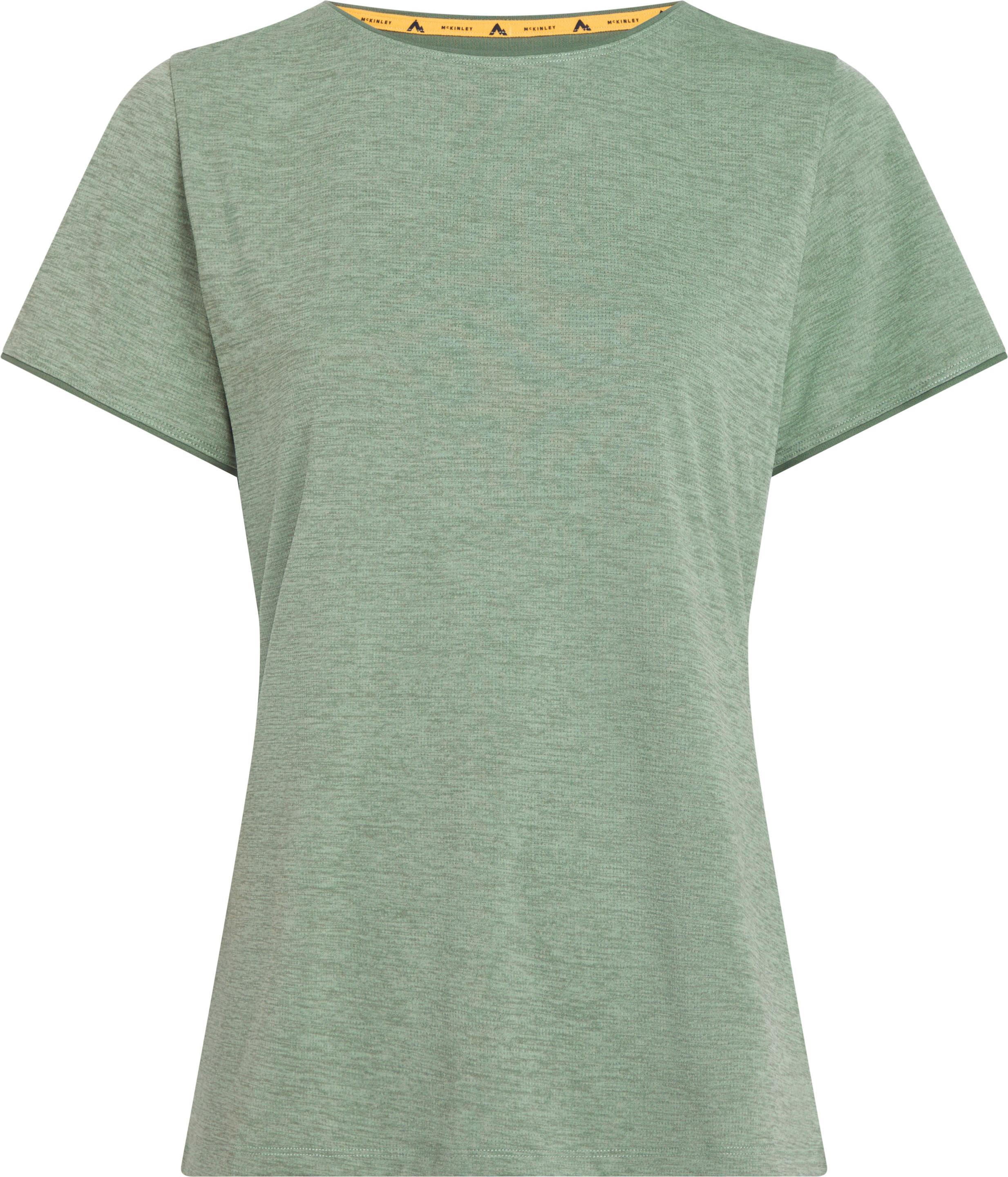 McKinley Hunu Funktionsshirt Damen - melange green sm