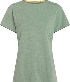 McKinley Hunu Funktionsshirt Damen melange-green sm