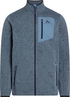 McKinley Skeena III Strickfleece Herren melange-blue dark