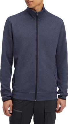 Rückansicht von ENERGETICS Carter Trainingsjacke Herren melange-navy dark-na