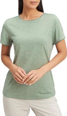 Rückansicht von McKinley Hunu Funktionsshirt Damen melange-green sm