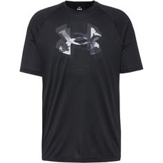 Under Armour TECH PRINT FILL Funktionsshirt Herren black